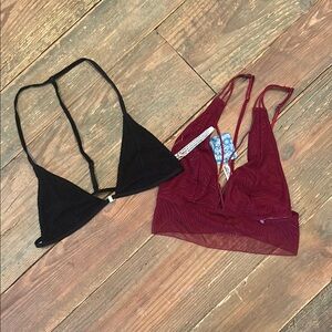 2 NWT Free People Bralettes Bundle size small